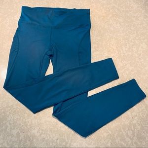 SHAPE Activewear S-Seam Leggings, Teal, Small